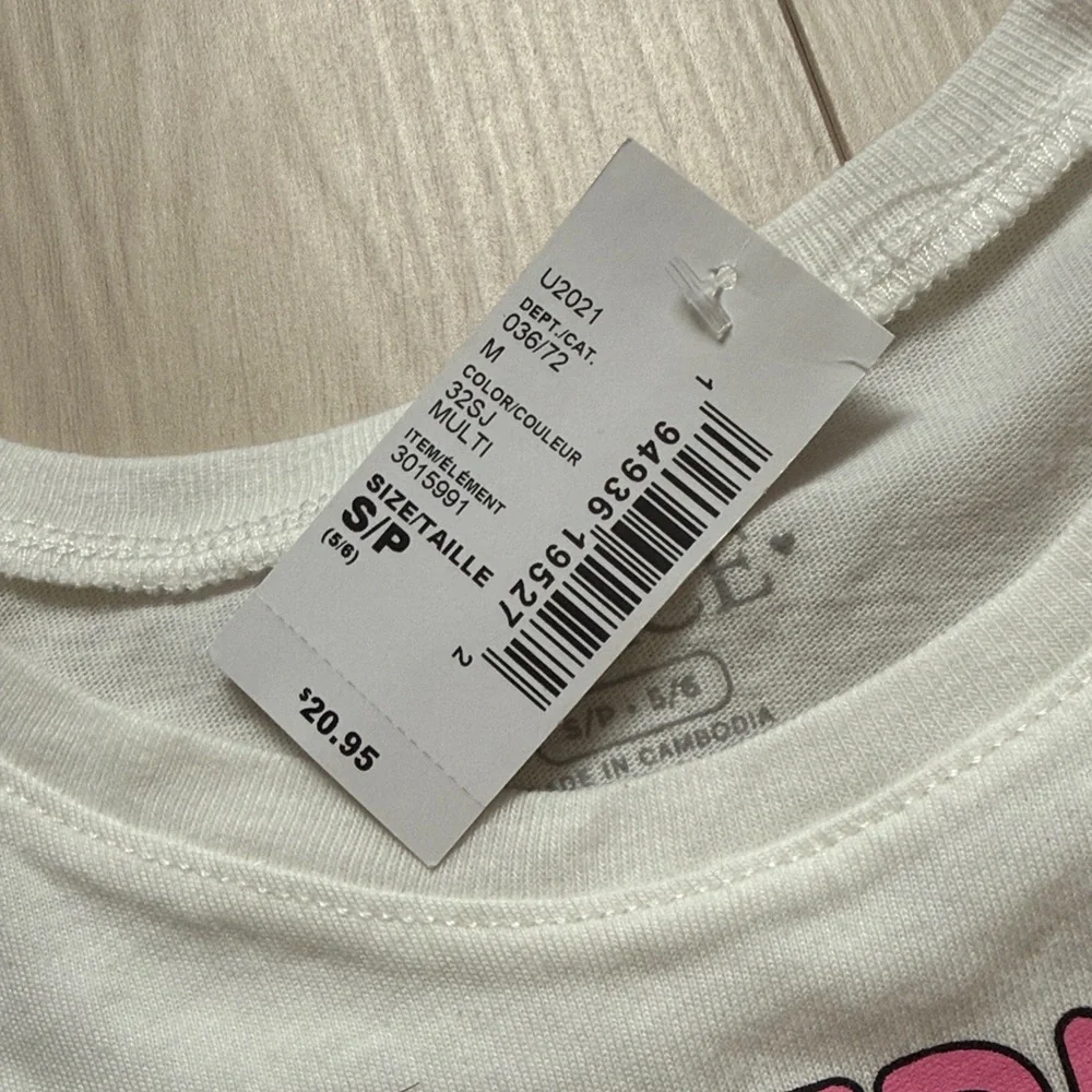 The Children's Place White Avocado Best Friends Long Sleeve Tee